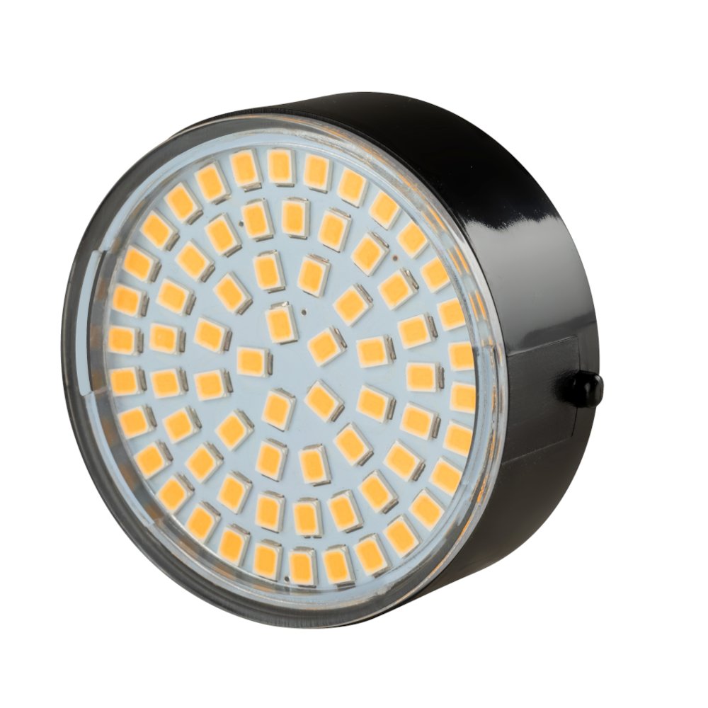 Super flaches LED COB Modul / Leuchtmittel, Höhe 25 mm, Sockel GU10 oder  MR16, Winkel 90º, 6W = 50W, 400 Lumen, 3000K warmweiß - LEDLager